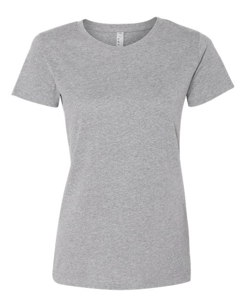 LAT 3516 Women's Fine Jersey Tee - Heather - front