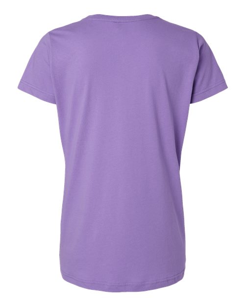 LAT 3516 Women's Fine Jersey Tee - Lavender - back