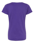 LAT 3516 Women's Fine Jersey Tee - Purple - back