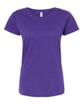 LAT 3516 Women's Fine Jersey Tee - Purple - front