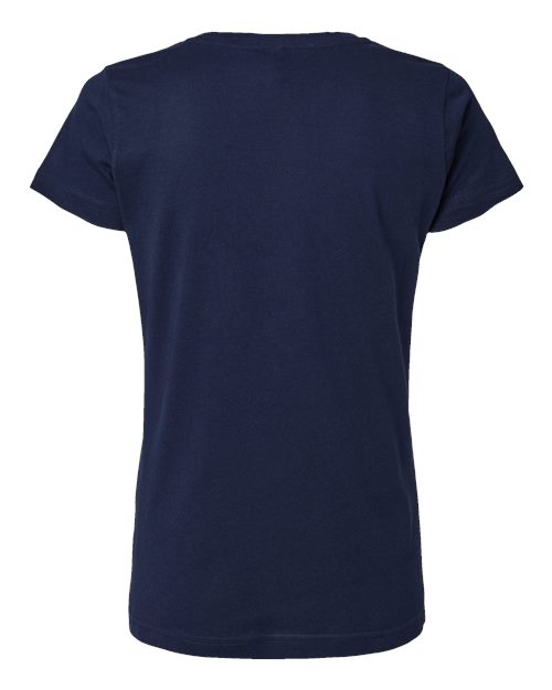 LAT 3516 Women's Fine Jersey Tee - Navy - back