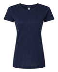 LAT 3516 Women's Fine Jersey Tee - Navy - front