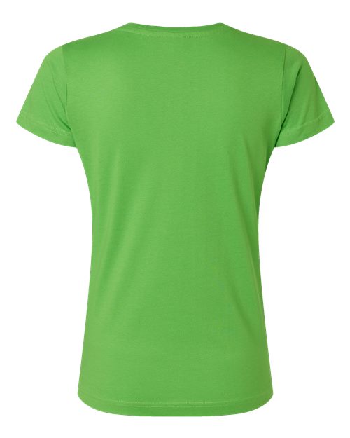 LAT 3516 Women's Fine Jersey Tee - Apple - back