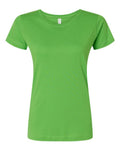 LAT 3516 Women's Fine Jersey Tee - Apple - front