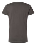 LAT 3507 Women's Fine Jersey V-Neck Tee - Charcoal - back