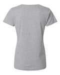 LAT 3507 Women's Fine Jersey V-Neck Tee - Heather - back