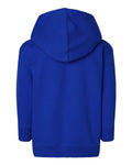 Rabbit Skins 3346 Toddler Full-Zip Fleece Hoodie Sweatshirt - Royal - back