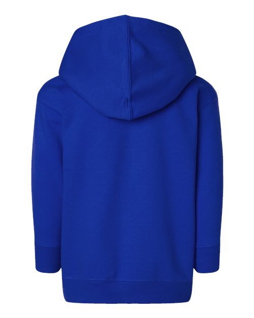 Rabbit Skins 3346 Toddler Full-Zip Fleece Hoodie Sweatshirt - Royal - back