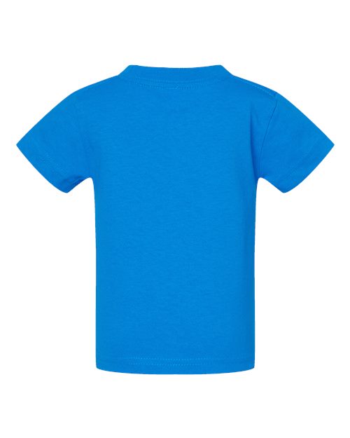 Rabbit Skins 3401 Infant Cotton Jersey Tee - Cobalt - back