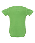 Rabbit Skins 4400 Infant Baby Rib Bodysuit - Apple - back