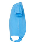 Rabbit Skins 4400 Infant Baby Rib Bodysuit - Aqua - side