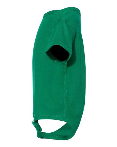 Rabbit Skins 4400 Infant Baby Rib Bodysuit - Kelly - side