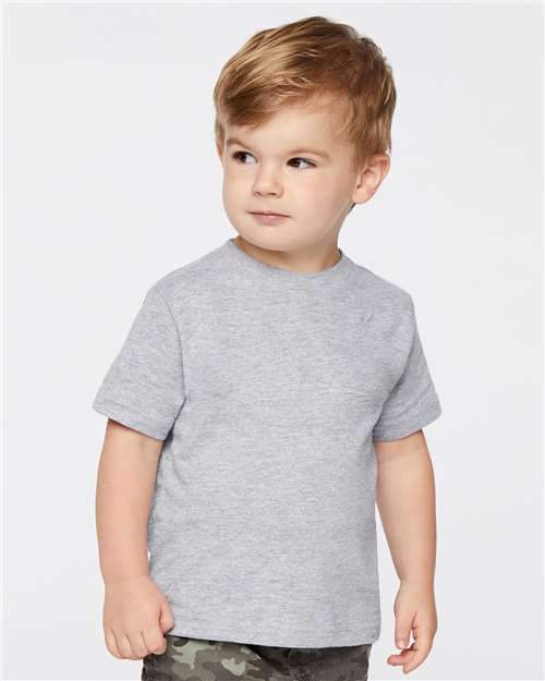 Rabbit Skins 3321 Toddler Fine Jersey Tee - Heather - model front