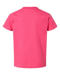 Rabbit Skins 3321 Toddler Fine Jersey Tee - Hot Pink - back