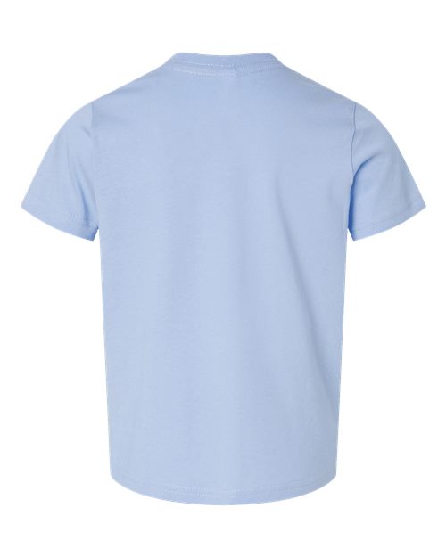 Rabbit Skins 3321 Toddler Fine Jersey Tee - Light Blue - back