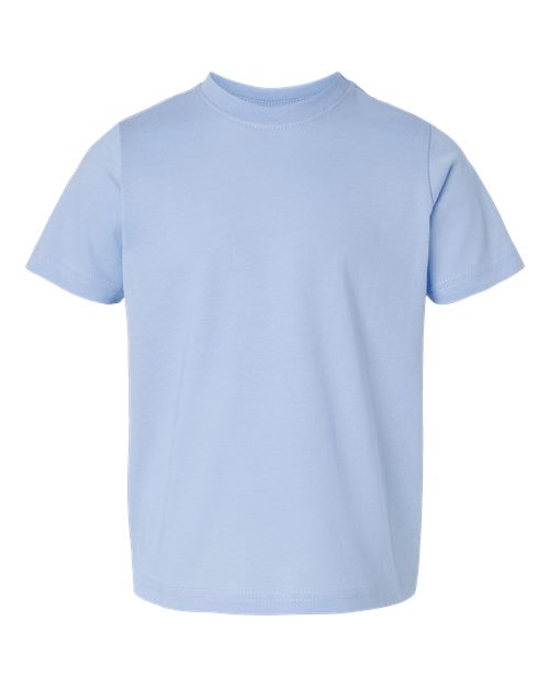 Rabbit Skins 3321 Toddler Fine Jersey Tee - Light Blue - front