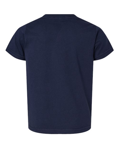 Rabbit Skins 3321 Toddler Fine Jersey Tee - Navy - back