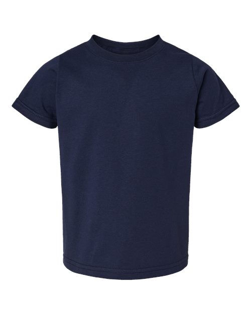 Rabbit Skins 3321 Toddler Fine Jersey Tee - Navy - front