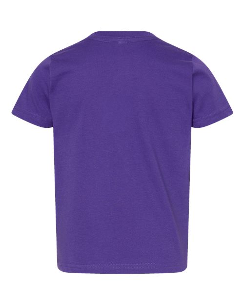 Rabbit Skins 3321 Toddler Fine Jersey Tee - Purple - back