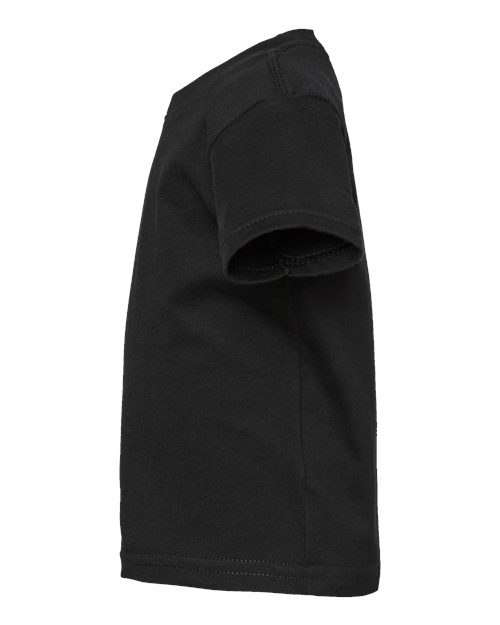 Rabbit Skins 3322 Infant Fine Jersey Tee - Black - side