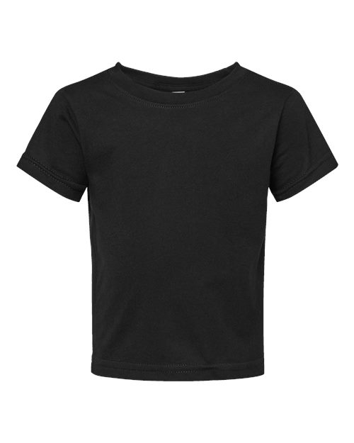 Rabbit Skins 3322 Infant Fine Jersey Tee - Black - front