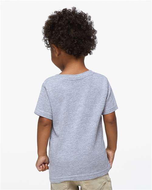 Rabbit Skins 3322 Infant Fine Jersey Tee - Heather - model back