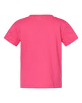 Rabbit Skins 3322 Infant Fine Jersey Tee - Hot Pink - back