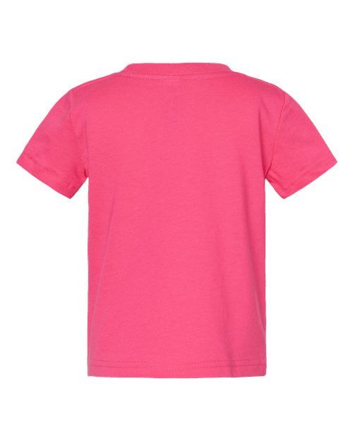 Rabbit Skins 3322 Infant Fine Jersey Tee - Hot Pink - back