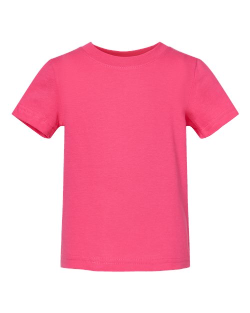 Rabbit Skins 3322 Infant Fine Jersey Tee - Hot Pink - front