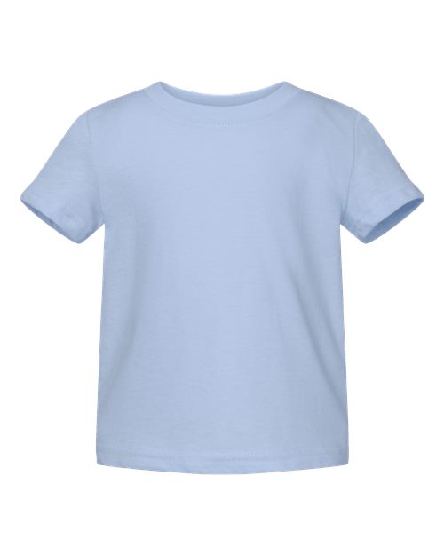 Rabbit Skins 3322 Infant Fine Jersey Tee - Light Blue - front