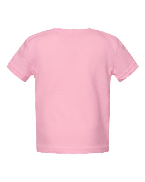 Rabbit Skins 3322 Infant Fine Jersey Tee - Pink - back
