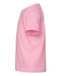 Rabbit Skins 3322 Infant Fine Jersey Tee - Pink - side