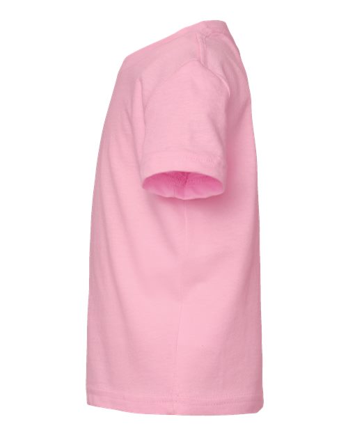 Rabbit Skins 3322 Infant Fine Jersey Tee - Pink - side
