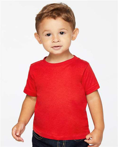Rabbit Skins 3322 Infant Fine Jersey Tee - Red - model front