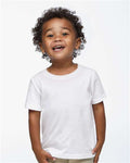 Rabbit Skins 3322 Infant Fine Jersey Tee - White - model front