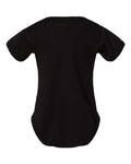 Rabbit Skins 4424 Infant Fine Jersey Bodysuit - Black - back