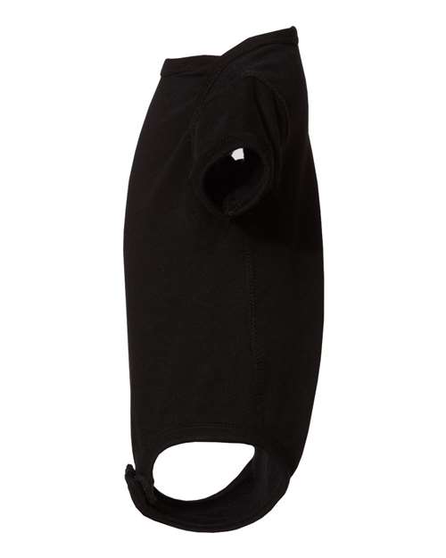 Rabbit Skins 4424 Infant Fine Jersey Bodysuit - Black - side