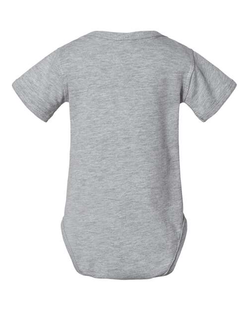 Rabbit Skins 4424 Infant Fine Jersey Bodysuit - Heather - back
