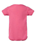 Rabbit Skins 4424 Infant Fine Jersey Bodysuit - Hot Pink - back