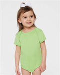 Rabbit Skins 4424 Infant Fine Jersey Bodysuit - Key Lime - model front