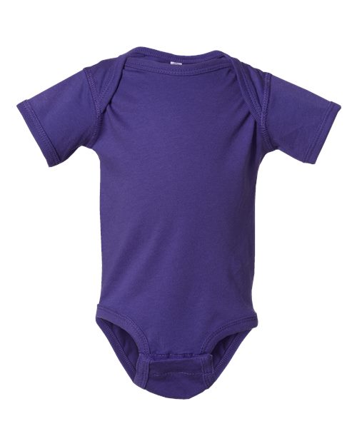 Rabbit Skins 4424 Infant Fine Jersey Bodysuit - Purple - front