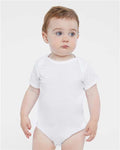 Rabbit Skins 4424 Infant Fine Jersey Bodysuit - White - model front