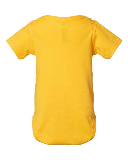 Rabbit Skins 4424 Infant Fine Jersey Bodysuit - Yellow - back