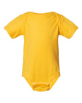 Rabbit Skins 4424 Infant Fine Jersey Bodysuit - Yellow - front