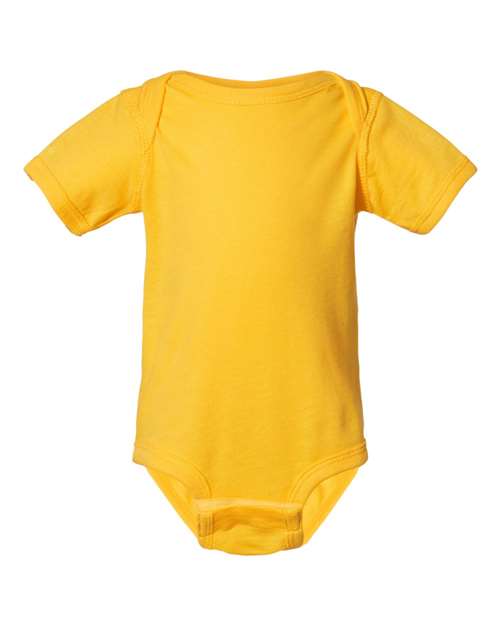 Rabbit Skins 4424 Infant Fine Jersey Bodysuit - Yellow - front