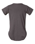 Rabbit Skins 4424 Infant Fine Jersey Bodysuit - Charcoal - back