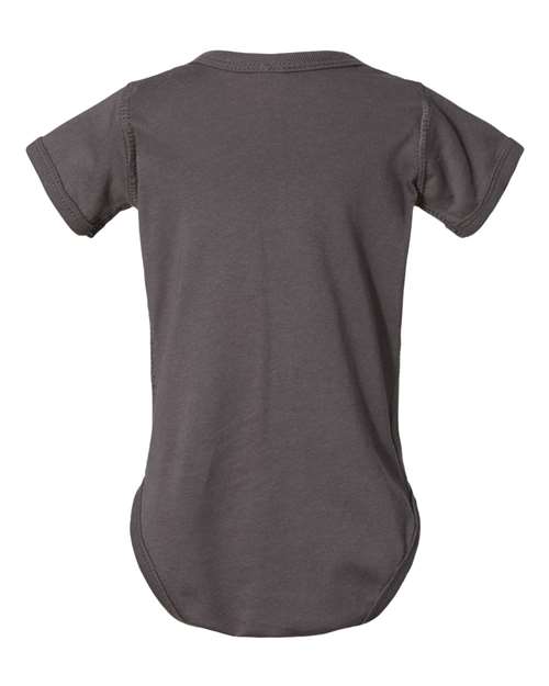 Rabbit Skins 4424 Infant Fine Jersey Bodysuit - Charcoal - back