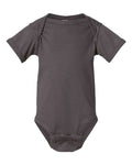 Rabbit Skins 4424 Infant Fine Jersey Bodysuit - Charcoal - front