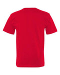 Bayside 5070 Unisex USA-Made Midweight Pocket T-Shirt - Red - back