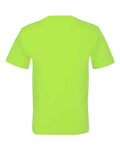 Bayside 5070 Unisex USA-Made Midweight Pocket T-Shirt - Lime Green - back